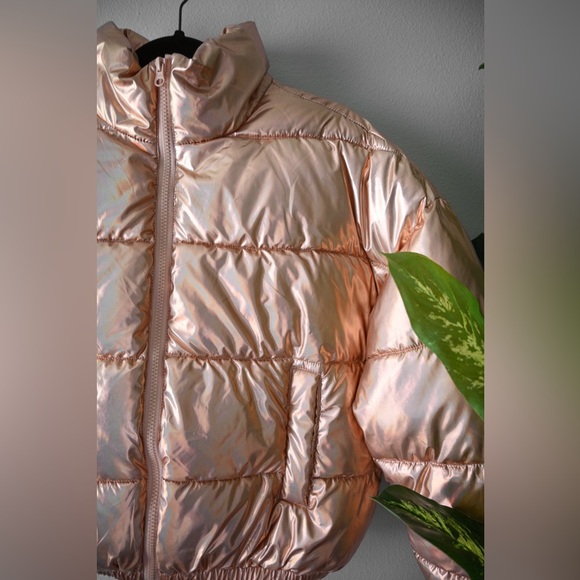 BP Shine Puffer Metallic Coat - Picture 3 of 4